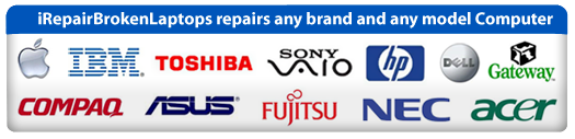 Banner displaying logos of various brands like IBM, Sony, ASUS, NEC etc.